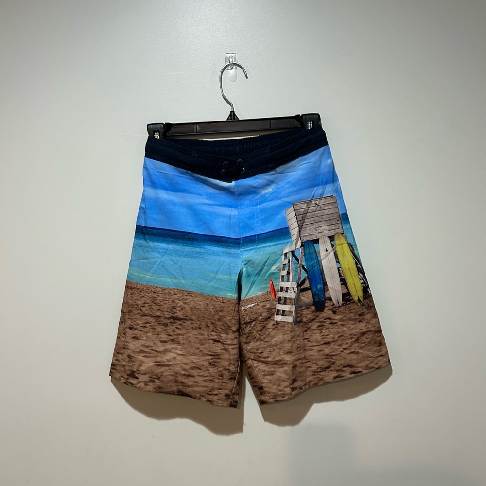 Wonder Nation Men's Beach Hut Swim Shorts